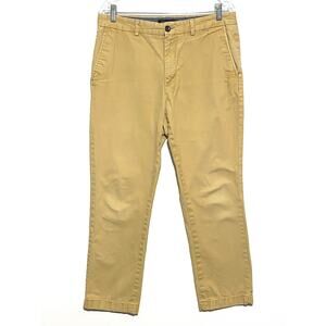 Banana Republic Aiden Fit Chinos Pants Mens 33x28 Preppy Business Casual Classic